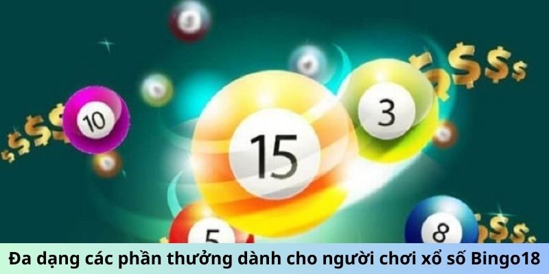 Đa dạng các phần thưởng dành cho người chơi xổ số Bingo18